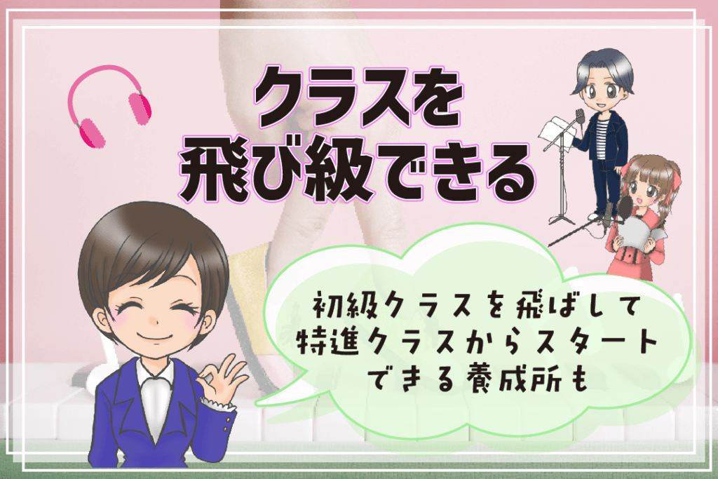 声優養成所 特待生制度 飛び級