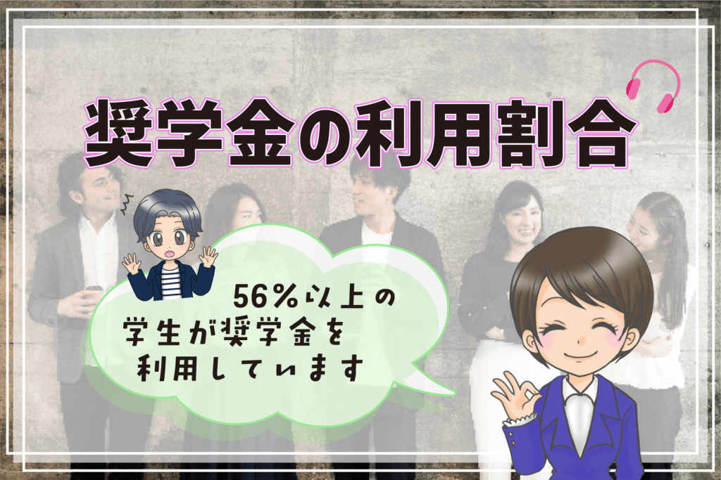 声優 専門学校 奨学金利用者の割合