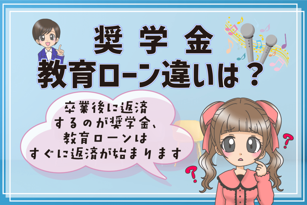 声優 専門学校 奨学金 教育ローンの違い