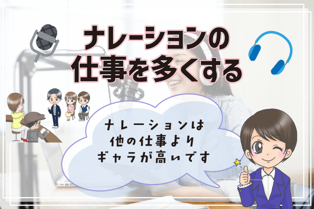 声優 年収 ナレーション