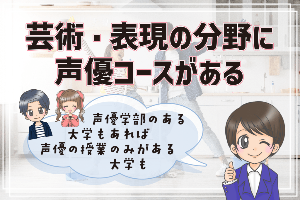 声優コースのある大学 学部