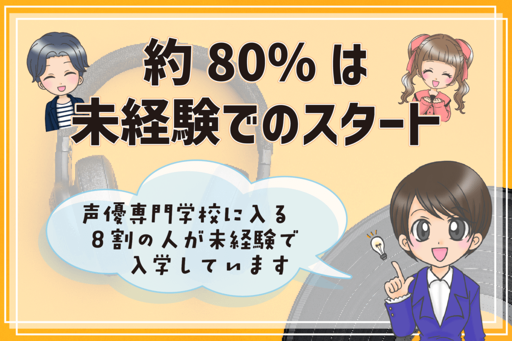 声優専門学校 未経験 初心者 