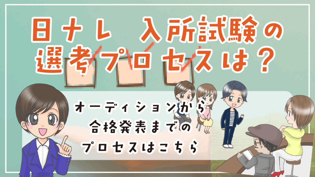 日ナレ 入所試験 二次審査